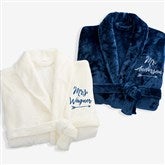 Personalized Mr & Mrs Luxury Bathrobes - 19219