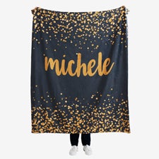 Sparkling Name Personalized Blankets For Teenage Girls - 19264