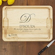 Ben Lauer Personalized Hardwood Cutting Board - 19293