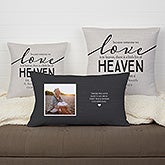 Personalized Memorial Throw Pillow - Heaven In Our Home - 19317
