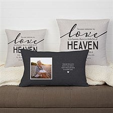 Personalized Memorial Throw Pillow - Heaven In Our Home - 19317