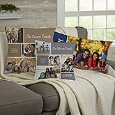 Photo Collage Throw Pillow - Family Love - 19319