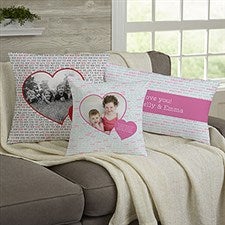 Personalized Photo Pillows - Photo Heart - 19320