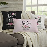 Home Is Where Mom Is Personalized Throw Pillows - 19324