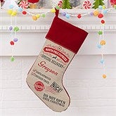 Personalized Christmas Stockings - Special Delivery - 19347
