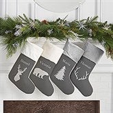 Winter Woodland Personalized Christmas Stockings - 19349