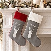 Winter Woodland Personalized Christmas Stockings - 19349