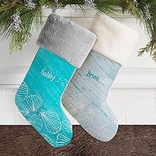 Personalized Coastal Christmas Stockings - 19355
