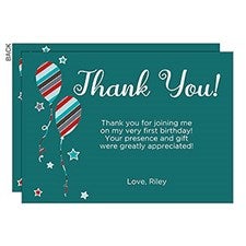 Personalized Thank You Cards - Birthday Boy - 19401