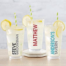Personalized Pint Glasses - Bold Name - 19407