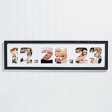 Wedding Date Photo Collage Picture Frame - 19417
