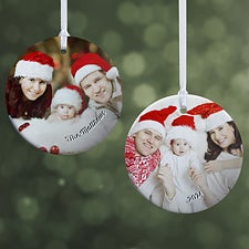 Photo Memories Premium Photo Ornament - 19443