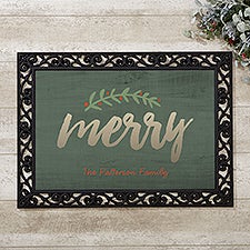 Personalized Doormats - Cozy Christmas - 19462