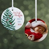 Personalized Grandparent's First Christmas Ornaments - 19481