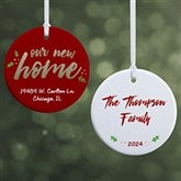 Our New Home Personalized Ornaments - 19484