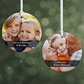 Personalized Photo Ornaments - Photo & Message - 19500