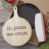 Personalized Pizza Peel 3 Piece Gift Set - 19528