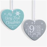 My Very First Christmas Personalized Baby Ornaments - 19552