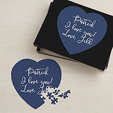 Personalized Heart Jigsaw Puzzle - Write Your Own - 19570