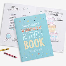 Wedding Day Personalized Coloring Activity Book - 19580