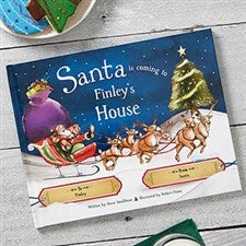 Personalized Kids Christmas Books - Santa is Coming to My House - 19627D