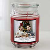 Personalized Photo Candles - Picture Perfect Holiday - 19648
