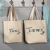 Personalized Boys Sleepover Tote Bag - 19673
