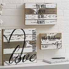 LOVE Reclaimed Wood Wall Art - 19700