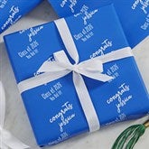 Personalized Graduation Wrapping Paper - Step  Repeat - 19730