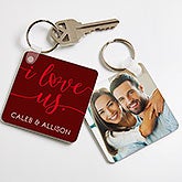 Personalized Photo Keychain - I Love Us - 19740