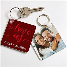 Personalized Photo Keychain - I Love Us - 19740