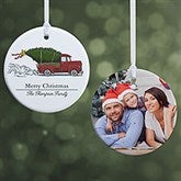 Personalized Vintage Truck Christmas Ornament - 19826