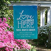 Personalized Garden Flag - Love Grows Here - 19995