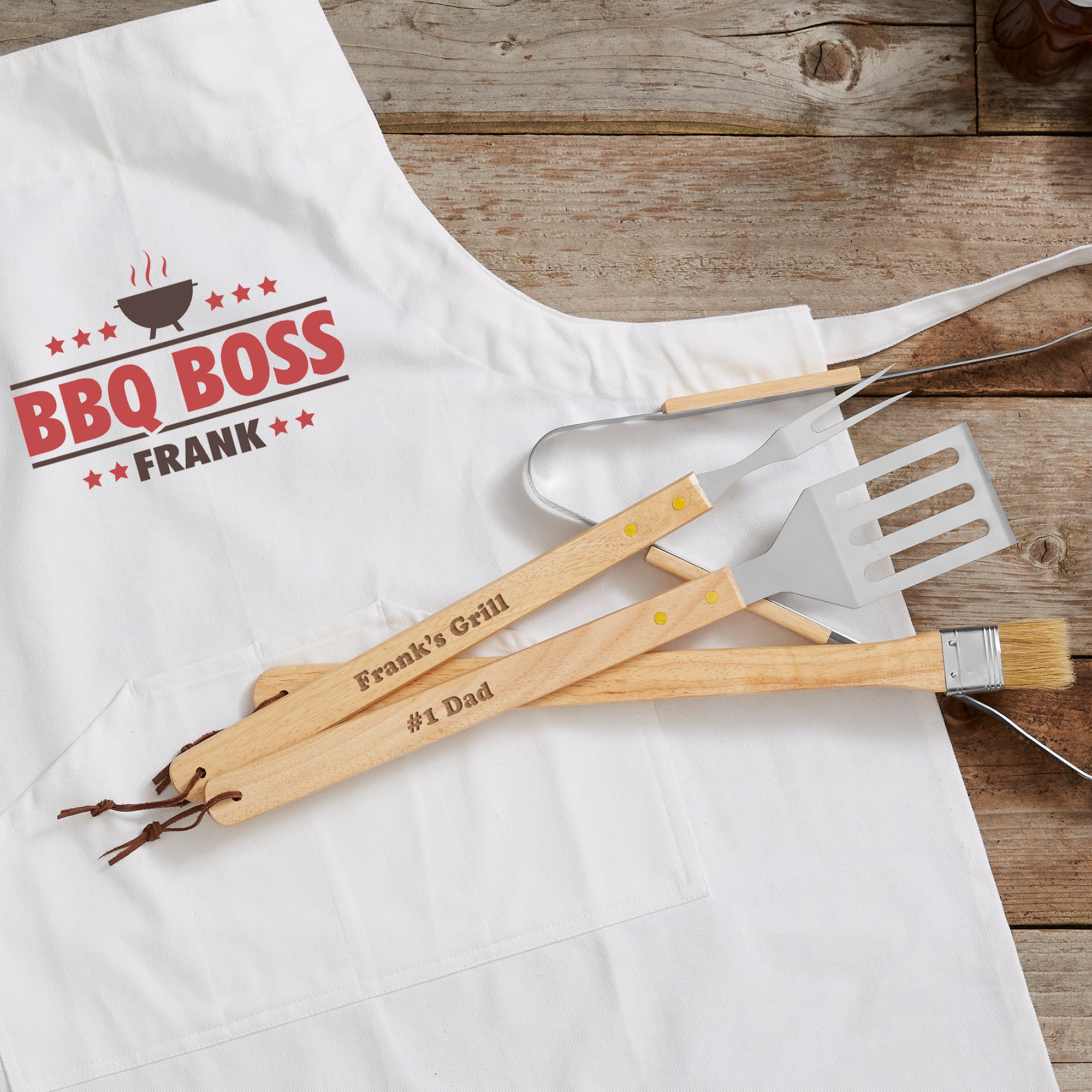 14378 You Name It! Personalized BBQ Utensil Set