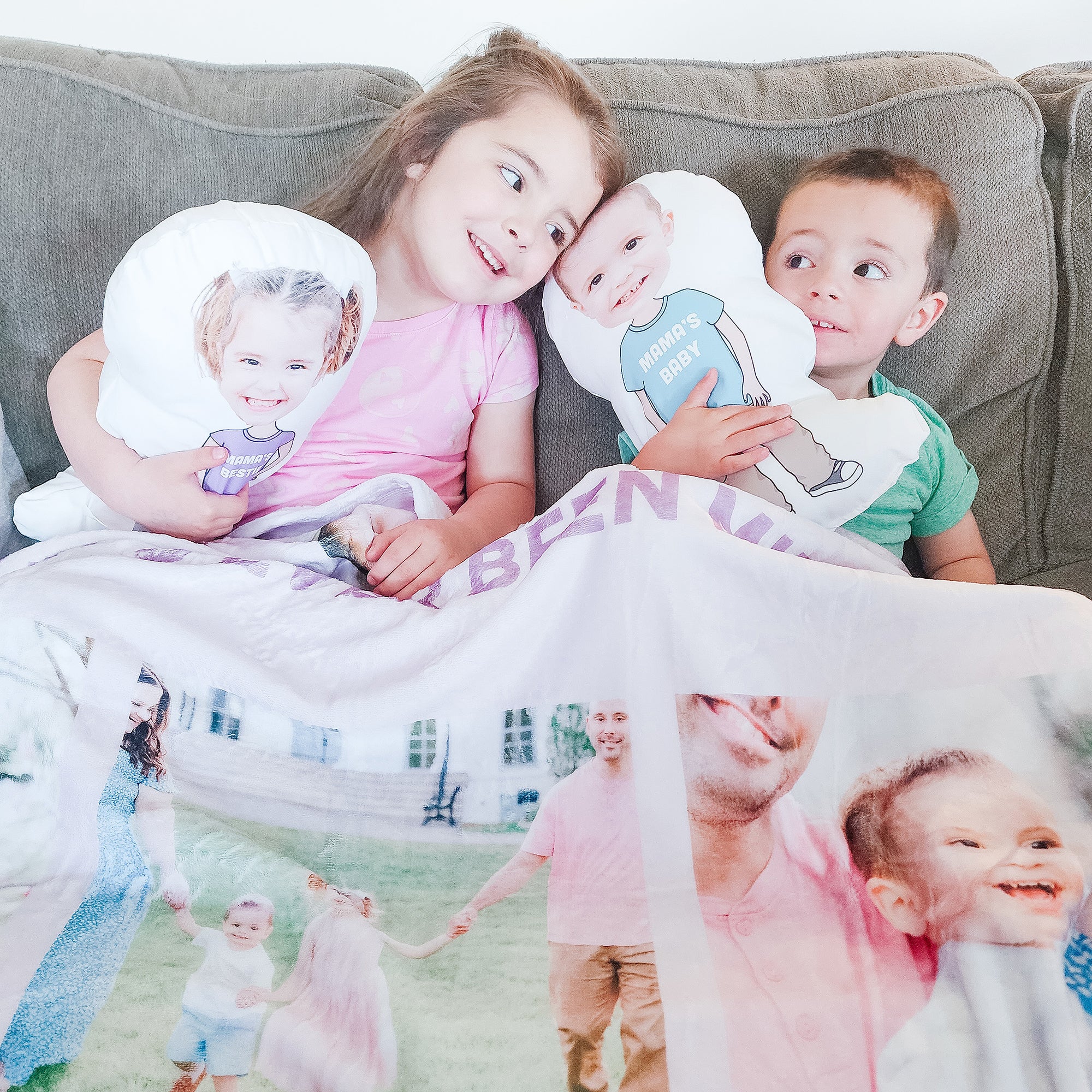 16486 - Picture Perfect Personalized Fleece Photo Blankets