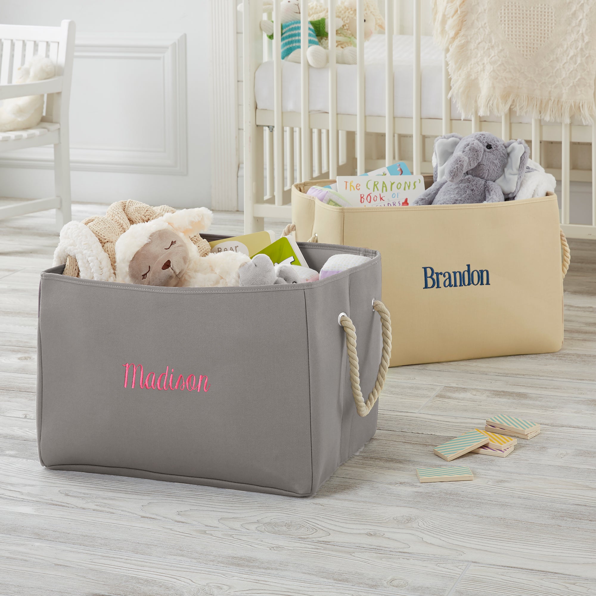 18682 - Personalized Embroidered Storage Tote