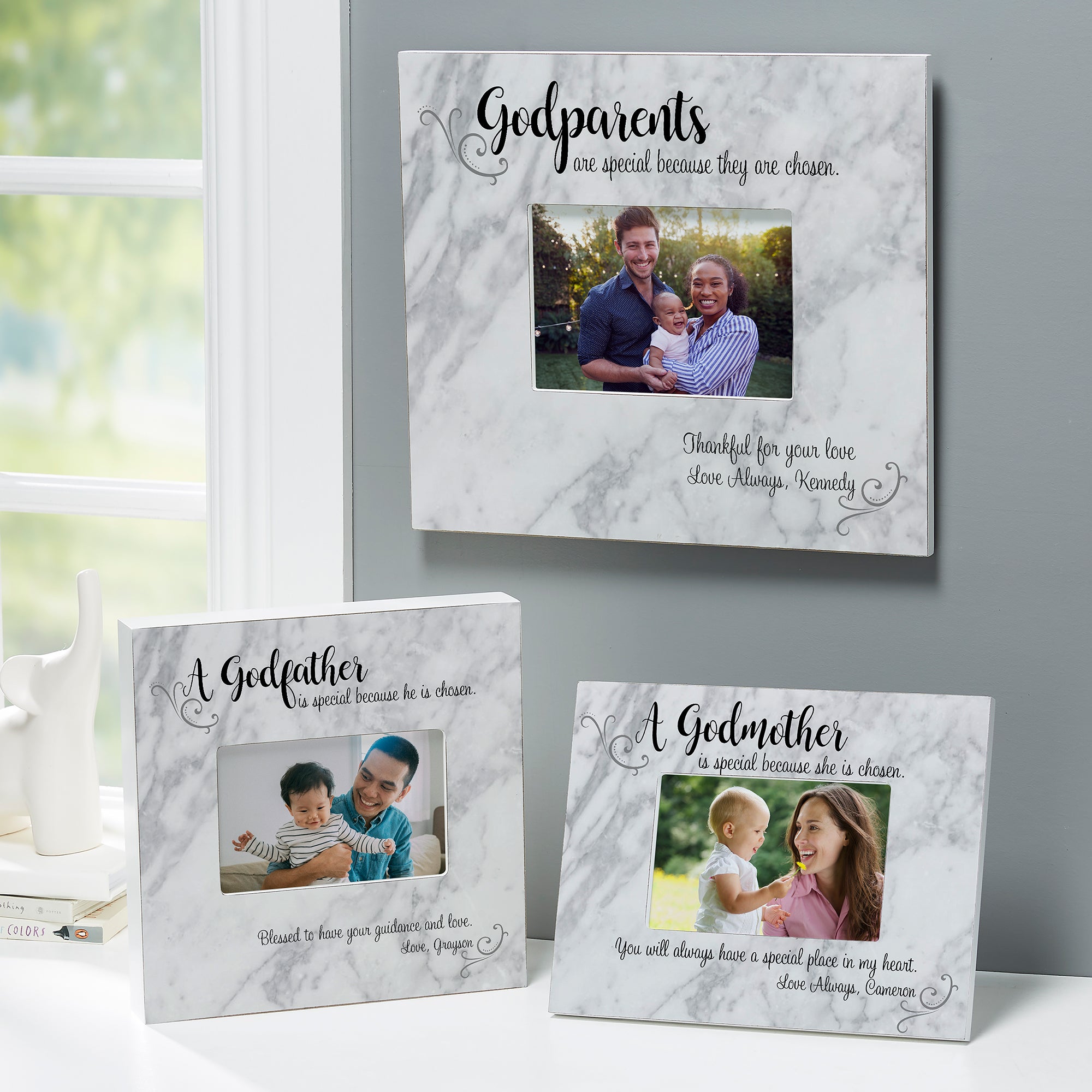 19104 - Godparent Personalized Picture Frame