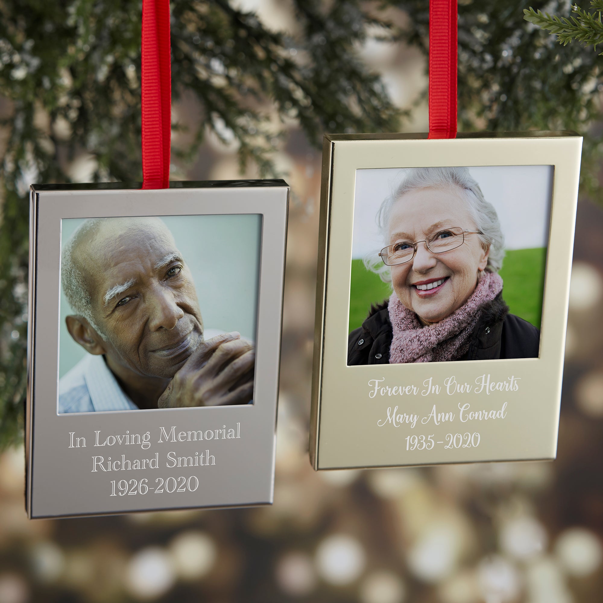 21769 Memorial Photo Engraved Picture Frame Ornaments