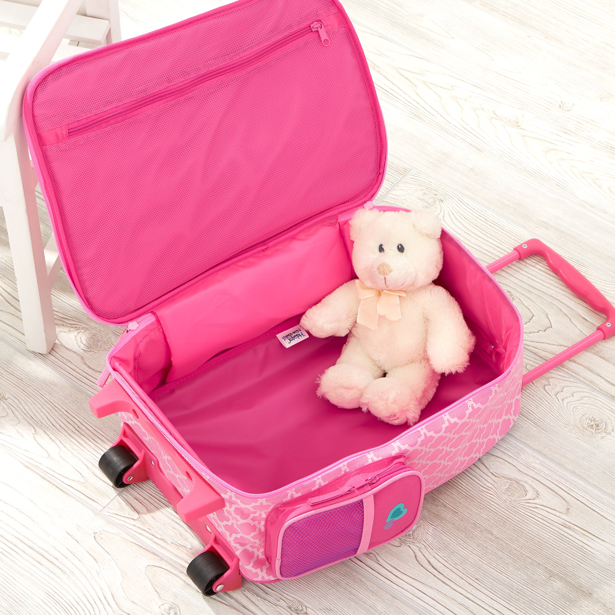 24022 - Unicorn Personalized Kids Rolling Luggage by Stephen Joseph