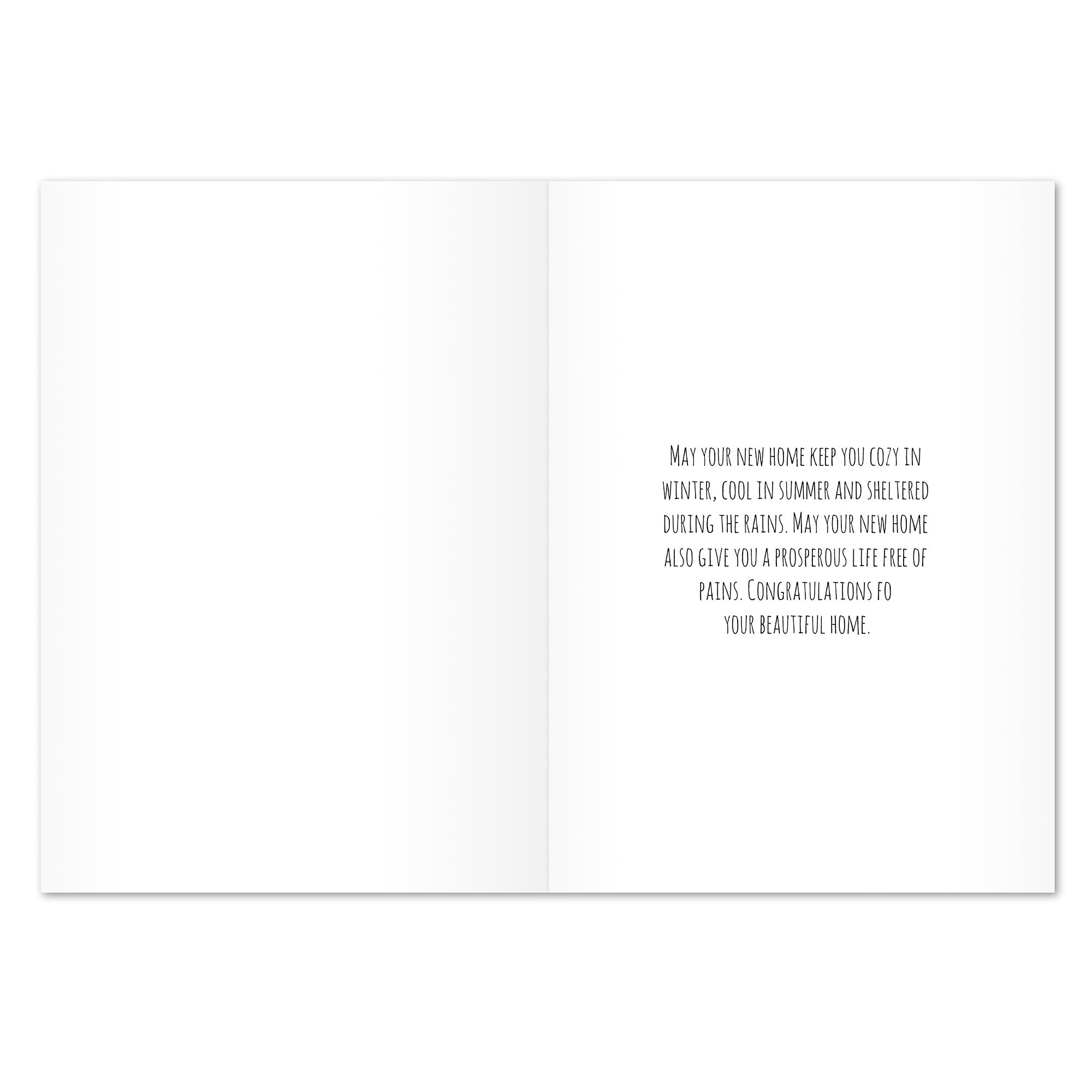 24673 New Home New Beginnings Greeting Card 24673 new home new beginnings greeting card