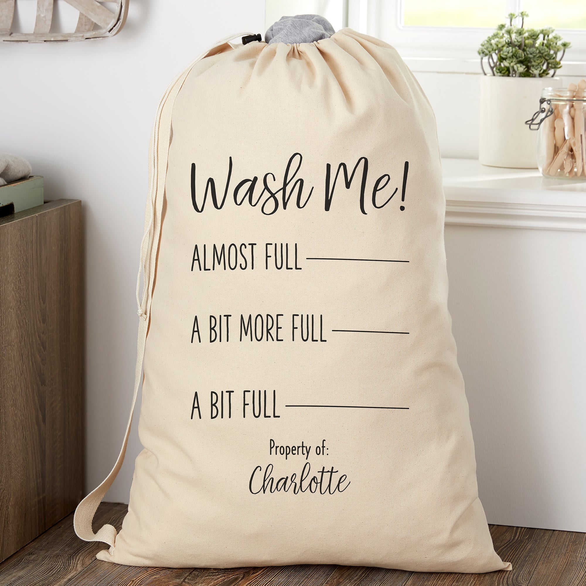 25924 - Wash Me Personalized Laundry Bag