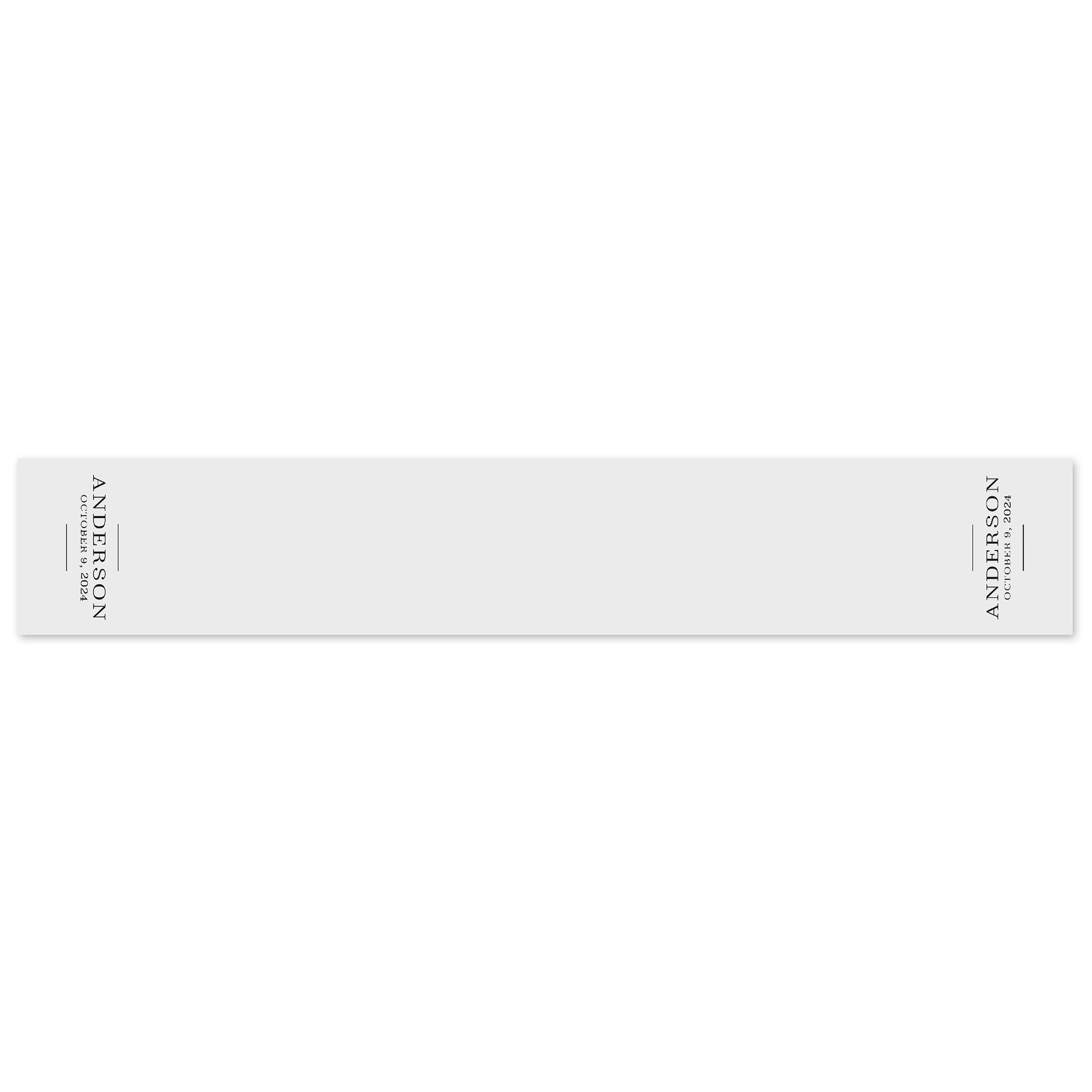 Customize Table Runner