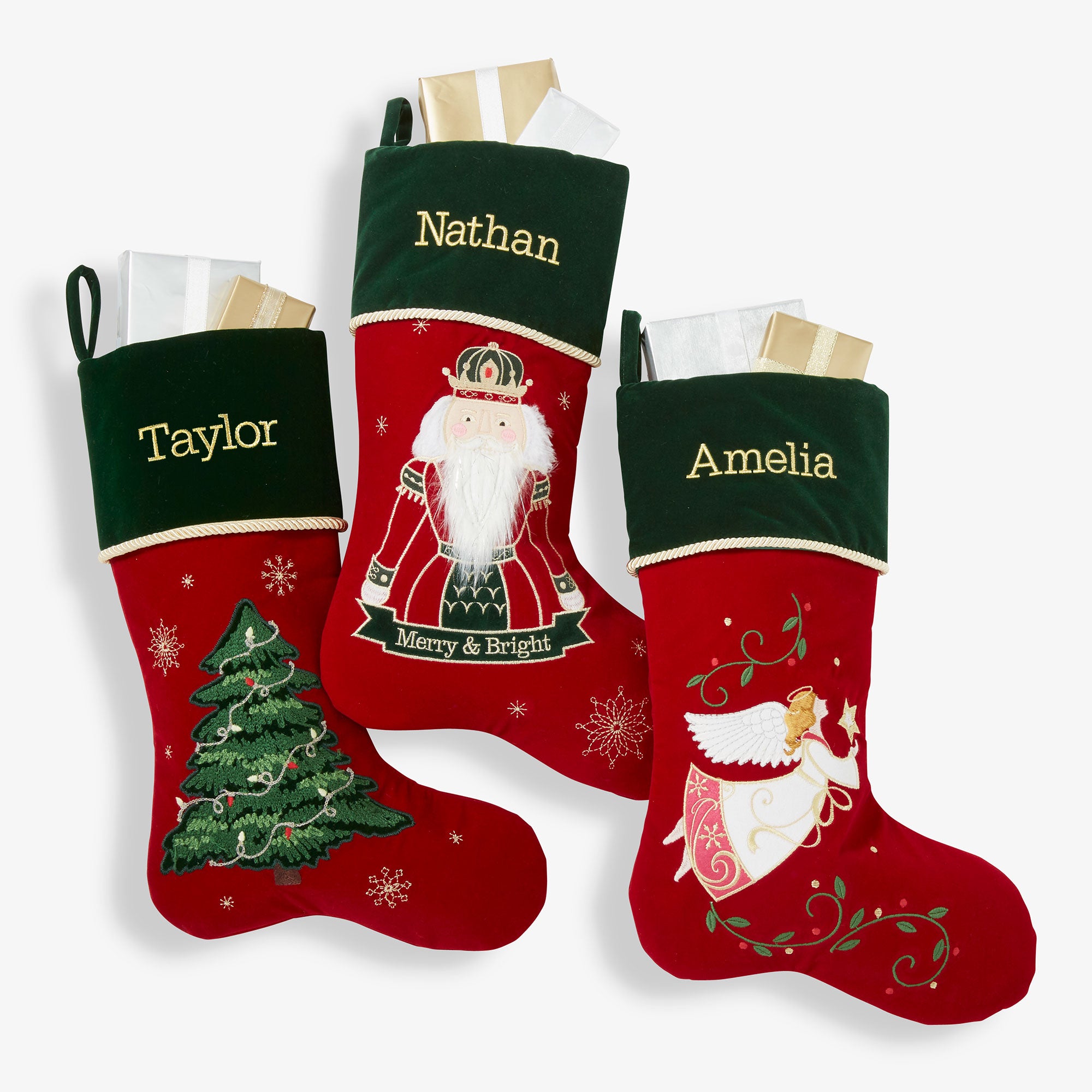 32747 - Traditional Icon Personalized Christmas Stockings