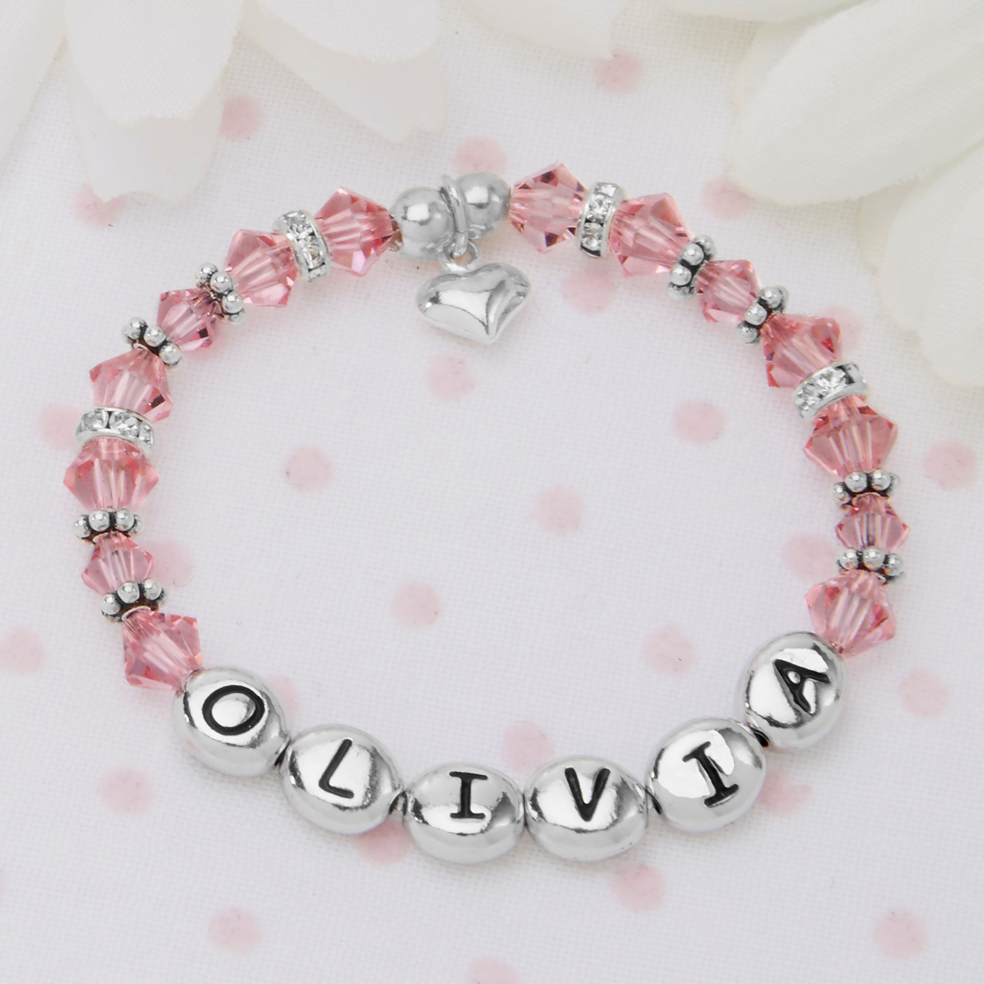 4053D Baby's First Personalized Birthstone Bracelet