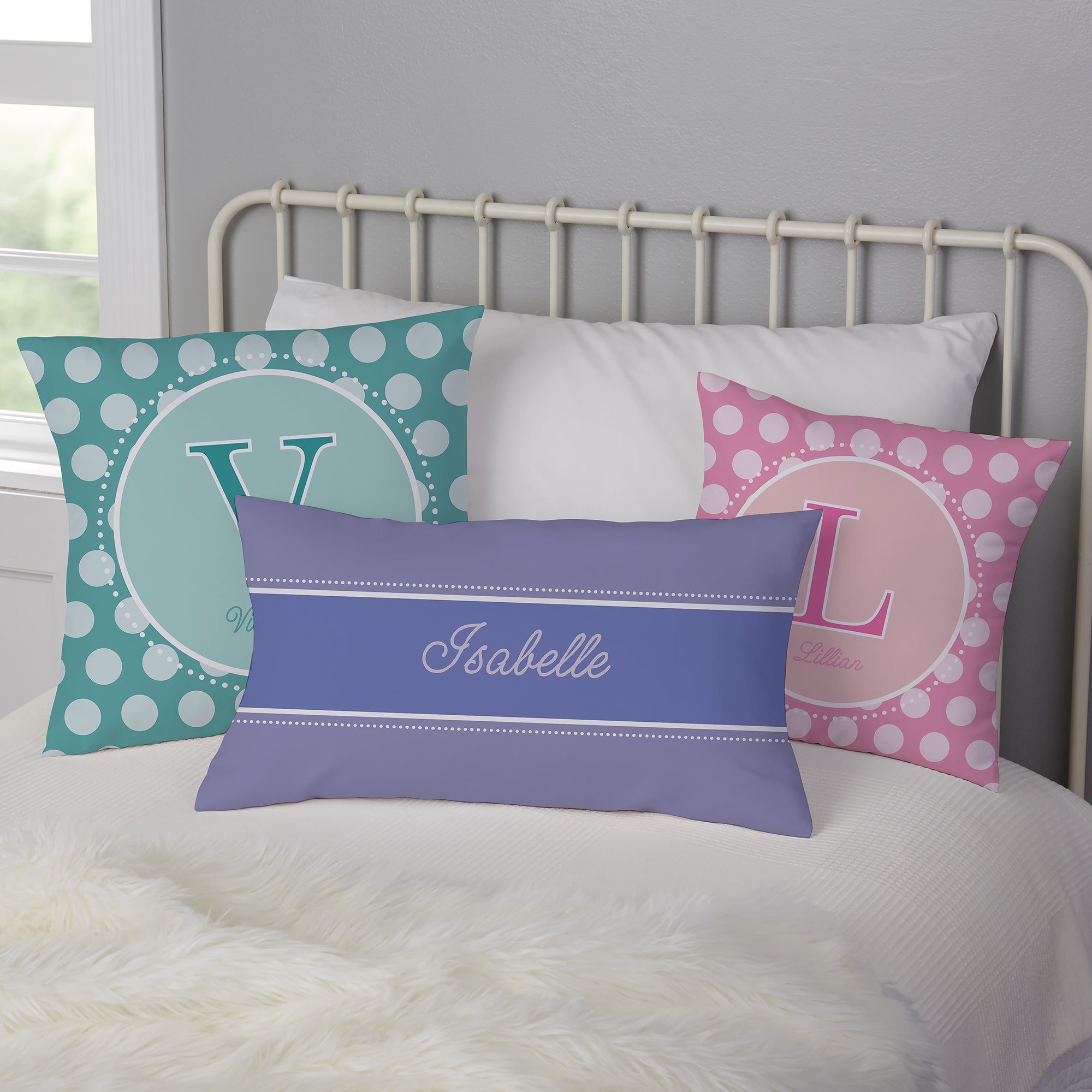 8634 Her Name Personalized Throw Pillow