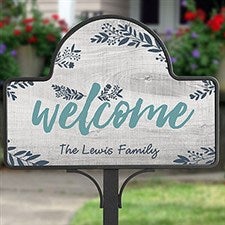 Personalized Magnetic Garden Sign - Cozy Home - 20002