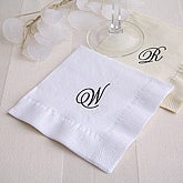 Personalized Cocktail Napkins - Initially Yours - 2000D