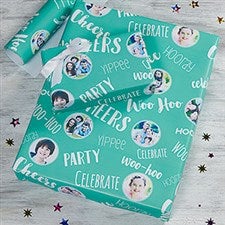 Personalized Wrapping Paper - Family Photo Collage - 20017
