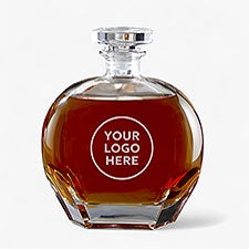 Personalized Business Logo Engraved Whiskey Decanters - 20031