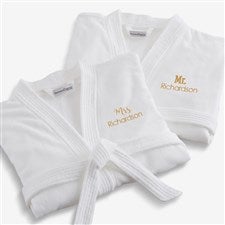 Mr  Mrs Personalized Robes For Couples - 20083